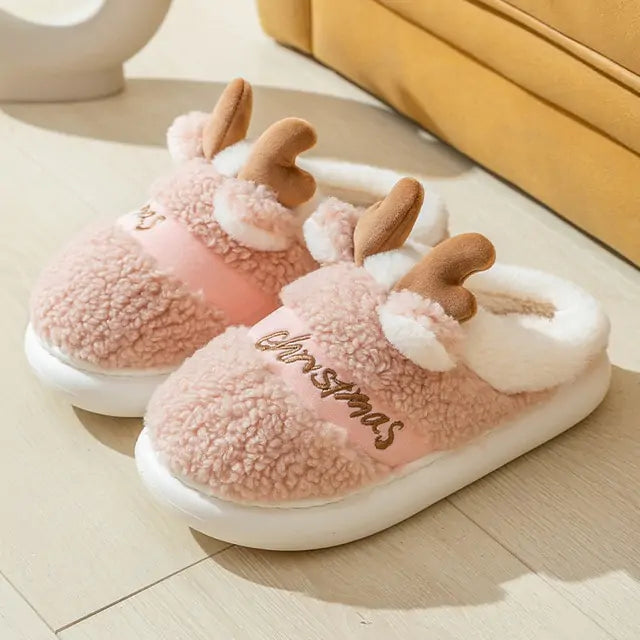 Christmas Deer Slippers