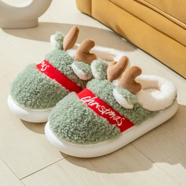 Christmas Deer Slippers