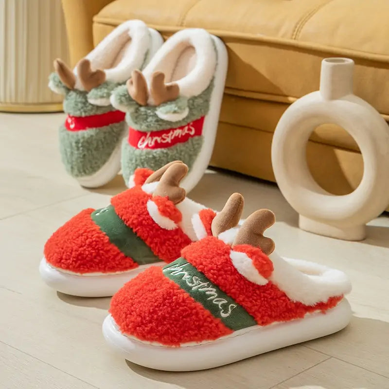 Christmas Deer Slippers